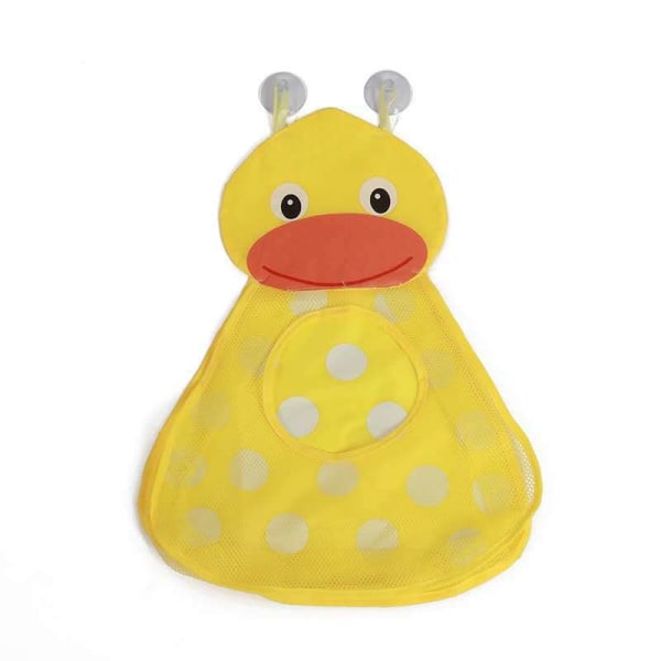 Cute Duck Mesh Net-legetøjsopbevaringstaske, Badespilstaske, Badeværelse, ZQKLA