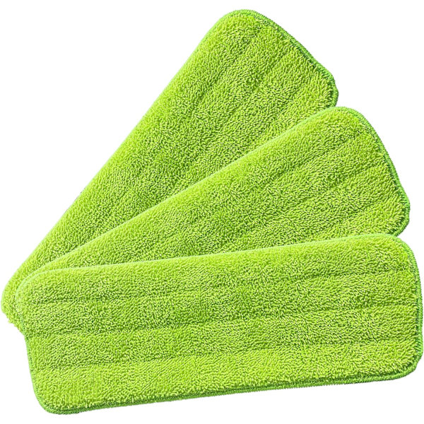 Gulvmoppudskiftningsmikrofibermoppuder, pakke med 3 Spray Mop Re