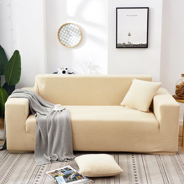 Solid Four Seasons Universal sofa Cover Nordisk Mode Strik, ZQKLA