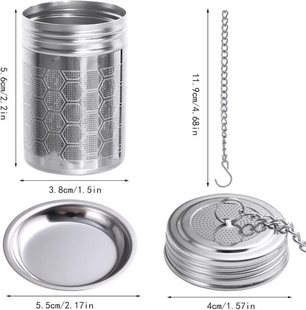 2 STK. Te-infuser, tefilter te-infuser kop med fine huller, I,ZQKLA