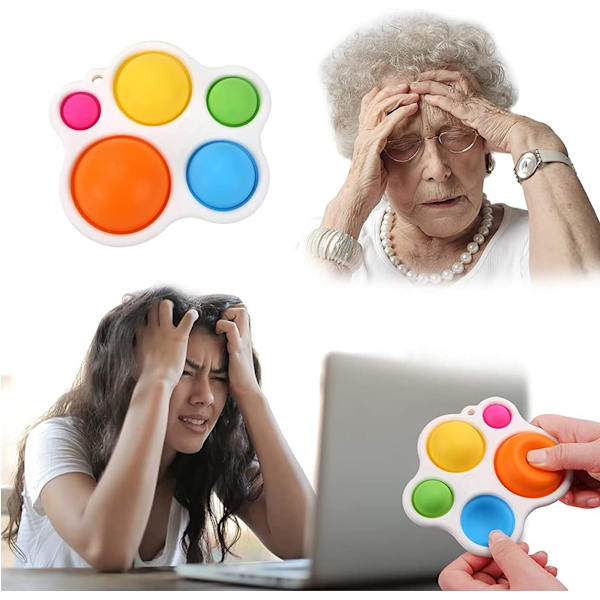 Fidget Legetøj, Børne Anti Stress Fidget Legetøj Silikone Legetøj Tilfredsstillende