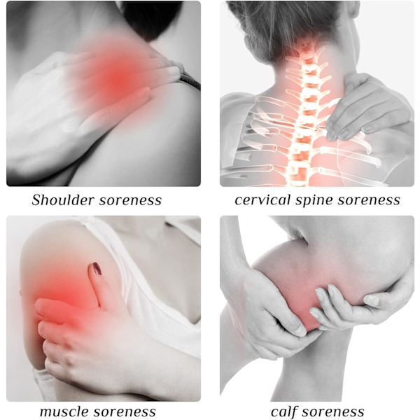 6-hjulig Massagerulle, Manuell Massagerulle Muskelmassage, ZQKLA