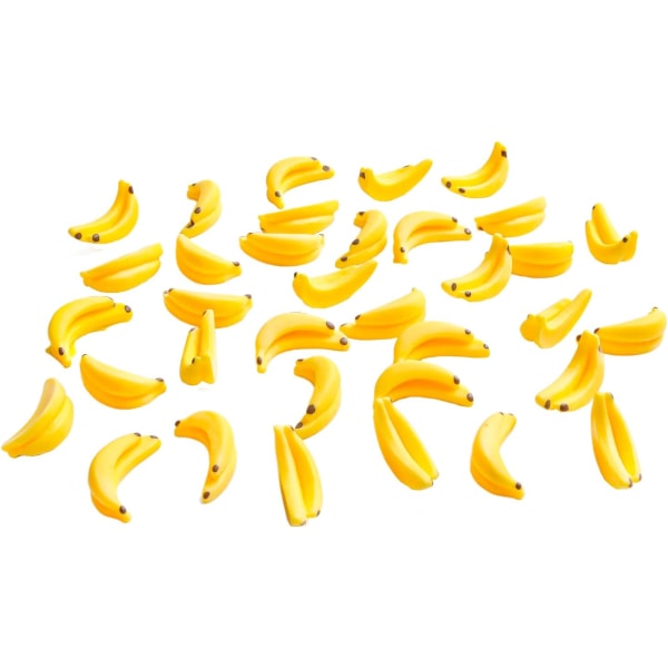 40 stk. Miniature Bananer 1/12 Skala Bananmodeller Miniature, ZQKLA