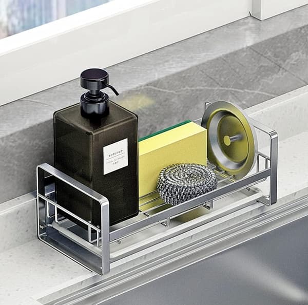 Svamp Holder, 304 Rustfrit Stål Vask Organisation Opbevaring, ZQKLA