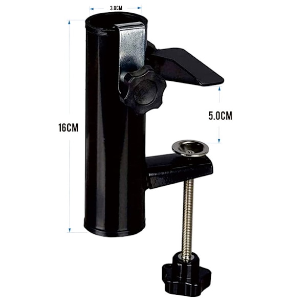 Balkonparasolholder, Haveparasol Fastgørelsesklemme, Bord B,ZQKLA