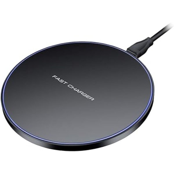 Trådløs Lader 15W Universal Qi Ladeplate, Induksjonslader