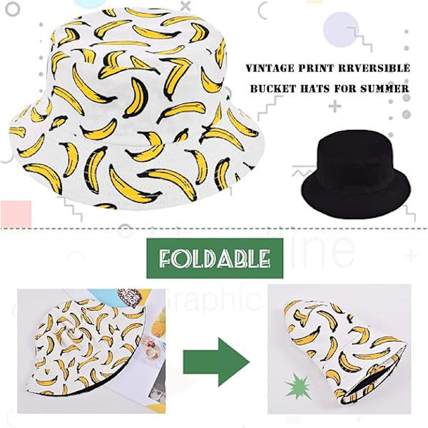 Kalastajanhattu Kesä Bob Miesten Bucket Hat Kesäinen Puuvillahattu