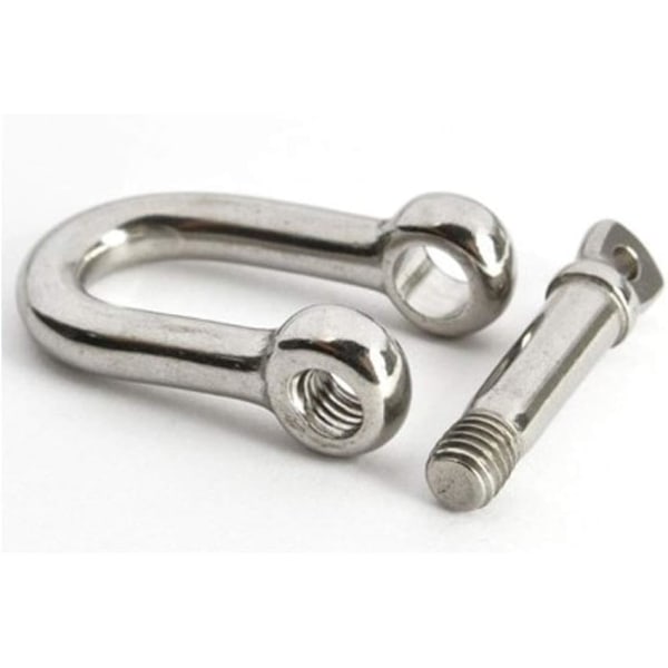 Justerbare Steel D Shackles Spennesett Rustfritt stål U Sh,ZQKLA