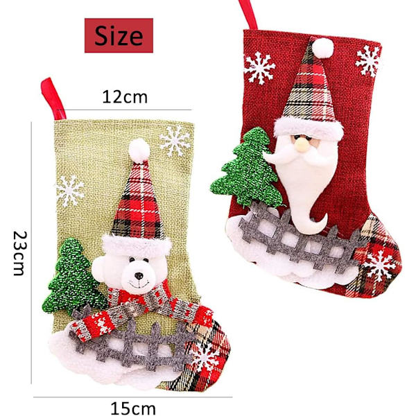 Julstrumpor (3 stycken) Julstrumpor Julstrumpa S