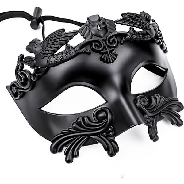 Romersk maskeradmask för män venetiansk mask bröllopsmask Mardi Gras m