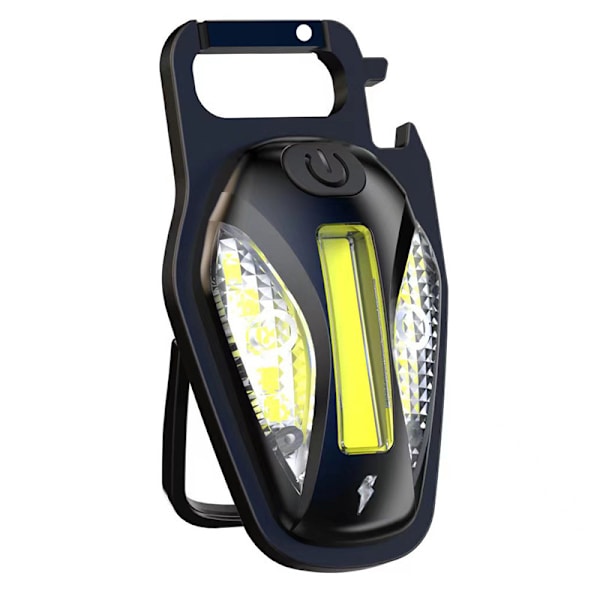Multifunktionell ficklampa, COB-nyckellampa, snabb laddning, ZQKLA