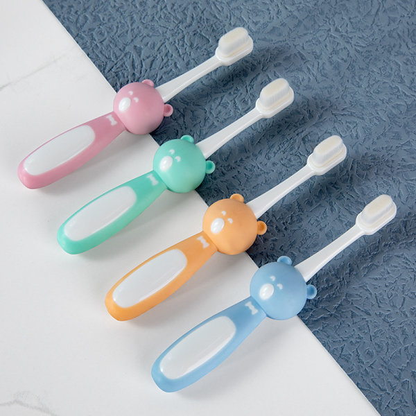 4-pack Mjuka Mikro Nano Manuell Tandborstar med Ultratunna Borst, ZQKLA