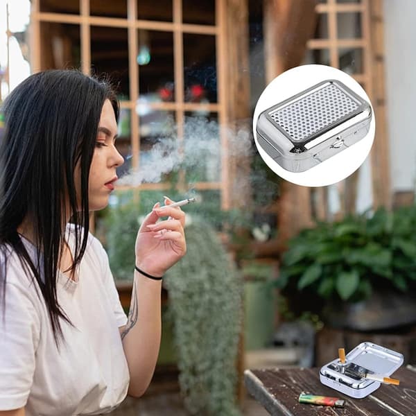 Mini Bärbar Askopp, 2 st Mini Askopp i Rostfritt Stål, ZQKLA