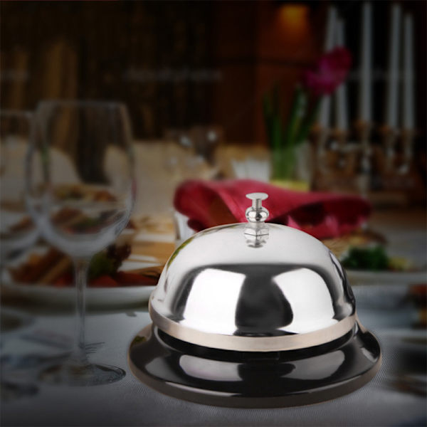 4 kpl Mini Hotel-palvelun soittokellon vastaanottotiskille, palvelijoille, ZQKLA