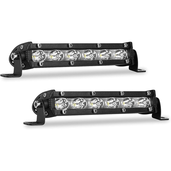 7 Inch Single Row Led Light Bar Pods - BEAMCORN Ultra-Slim 6,ZQKLA