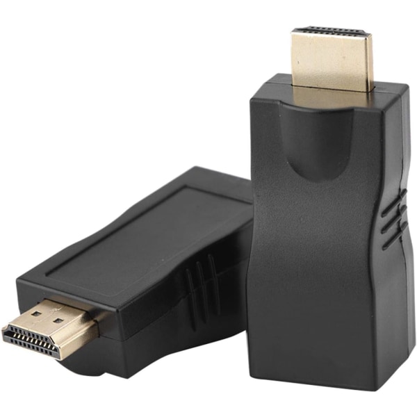 HDMI til RJ45-konverter, 30M enkelt tabsfri kabelforlænger, ZQKLA