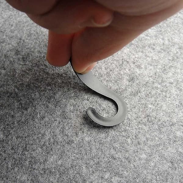 500 st J-krokar i plast, 4,5 cm, svarta