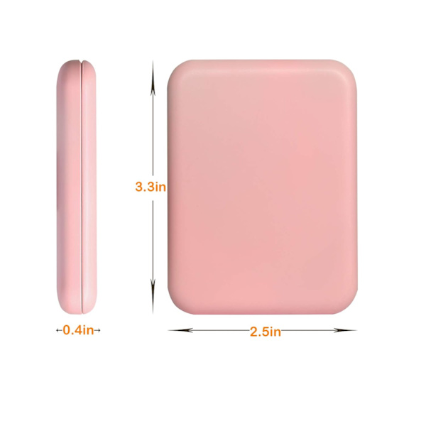 Taskupeili, 1X/3X Suurennus LED Kompakti Matkameikkipeili, ZQKLA