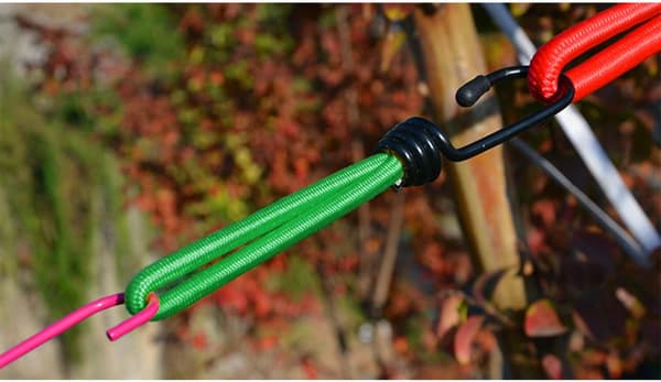 12 Stk. Bungee Krog, Bungee Krog Bungee Bungee Camping wit,ZQKLA