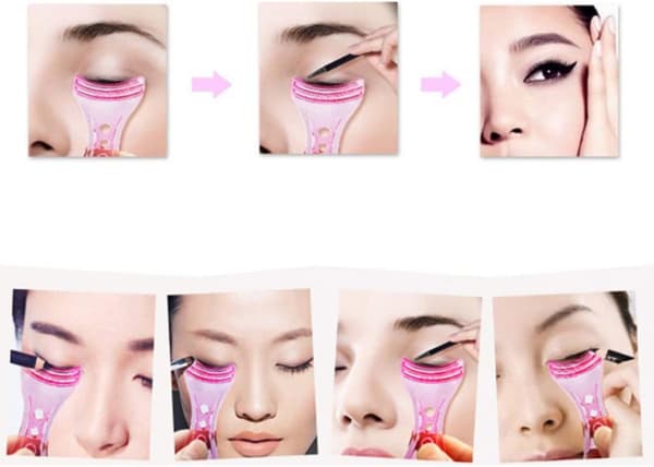 Eyeliner Guide Mall för Kvinnor, ZQKLA
