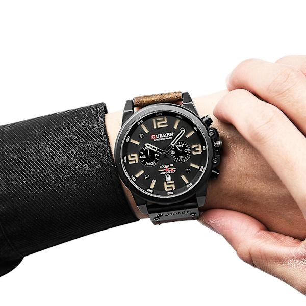 Herre Quartz Militær Ur