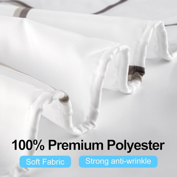 Snabbtorkande Duschdraperi, Maskintvättbar Vattentät Polyester, ZQKLA
