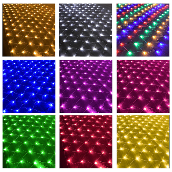 Julnätlampor, 192 LED 9,8ft x 6,6ft Utomhus Jul, ZQKLA