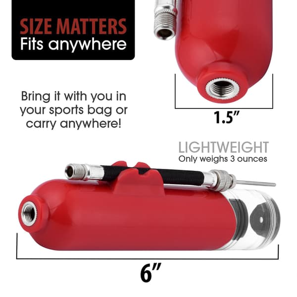 Mini Handluftpump, Tvåvägs Bärbar Tryck- och Dra-Pump, ZQKLA