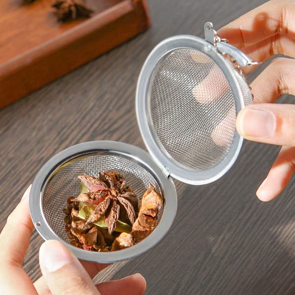 2 Pak Te-Infuser (4,5 cm) - Rustfrit Stål Te-Sigte Mad Gr