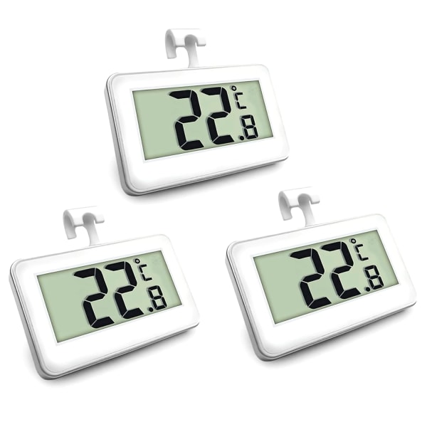 (Vit-3) 3-pack digital kyl- och frystermometer med ZQKLA