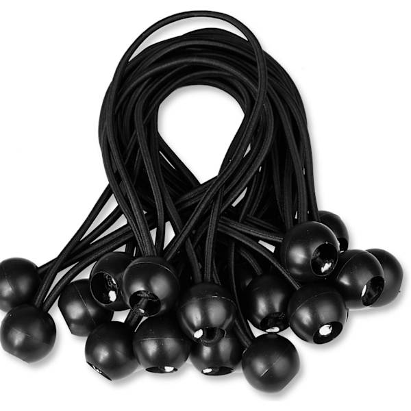 16 st Tarp Spännare Boll Bungee Elastisk Gummi Spänning