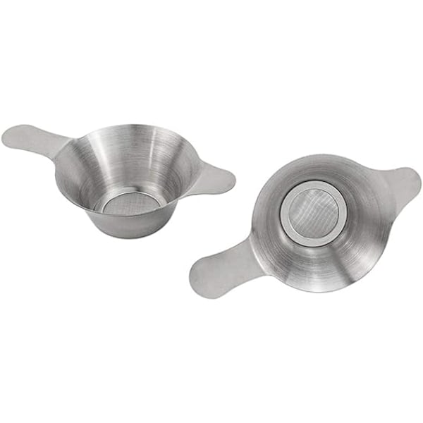2 stk. Mini Si Strainer i Rustfrit Stål i Forskellige Størrelser, ZQKLA