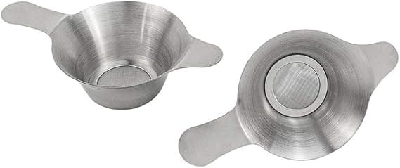 2 stk. Mini Sil Strainer i Rustfritt Stål, Ulike Størrelser, ZQKLA
