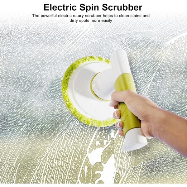 Elektrisk Spin Scrubber sladdlös elektrisk rengöringsborste för ,ZQKLA