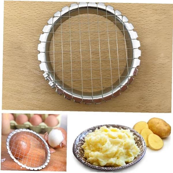 Egg Slicer i Rustfritt Stål Egg Slicer Egg Slicer Grill Veget,ZQKLA