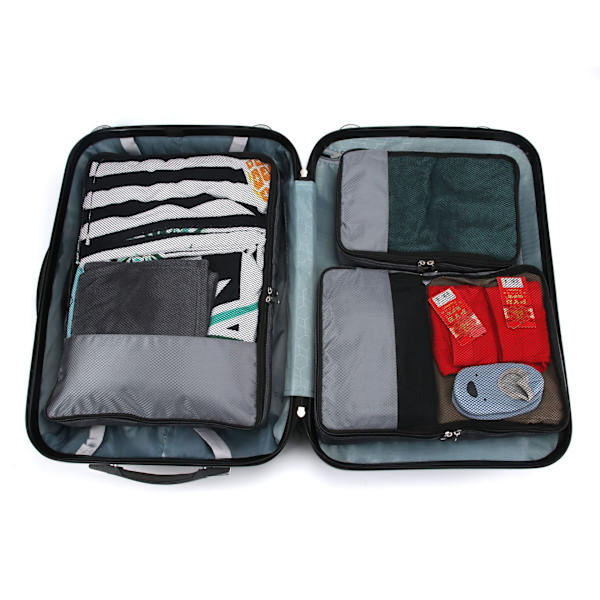 （Sort) Basics Sæt med 3 Bagage Opbevaringsposer, ZQKLA