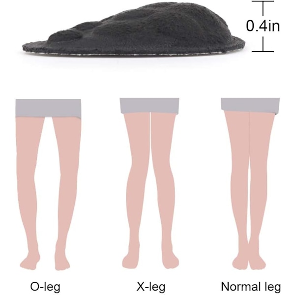 3 Par (Sorte) Supination & Over-Pronation Korrigerende Skoindsatser, ZQKLA