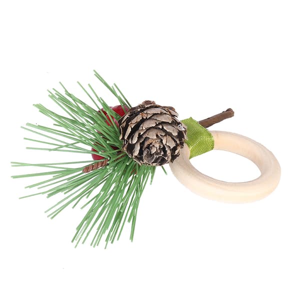 Dewenwils Julgransprydnader med Tallkotte Servettringar 2 Stycken