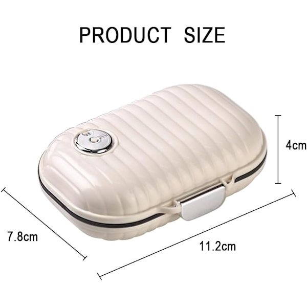 7 Päivän Viikoittainen Pill Box, Kannettava Pill Box, Matkapill Box, Sopii
