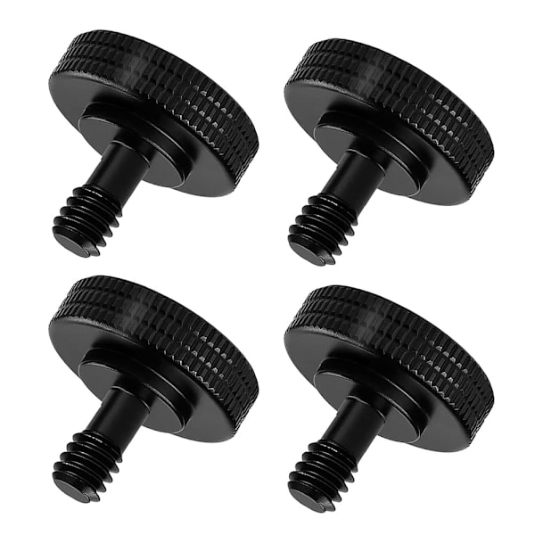 4 kpl 1/4\" Uros - 1/4\" Naaras Kamera Pikakiinnitysruuvi, ZQKLA