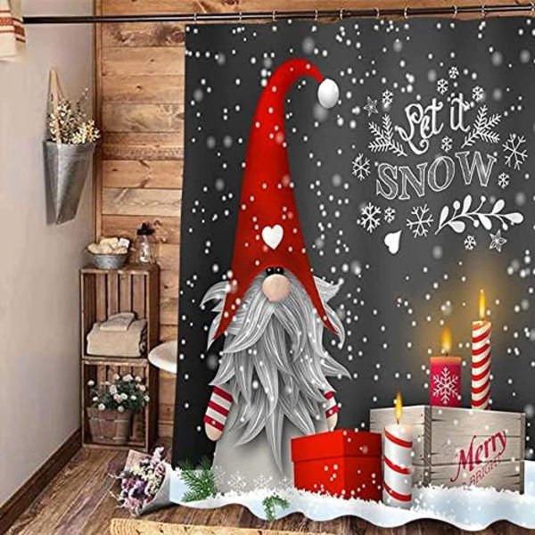 Gnome Bruseforhæng til Badeværelse Sød og Charmerende Nisse Jul, ZQKLA