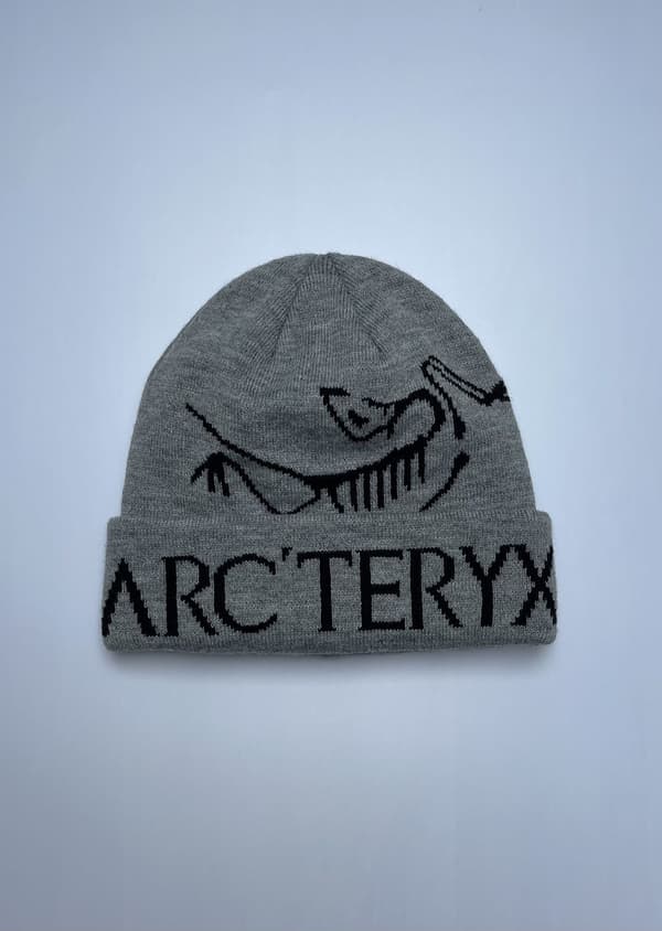 Arc'teryx Bird Word Toque Grå Void Uld Hue Unisex Varm Vinter Dark gray