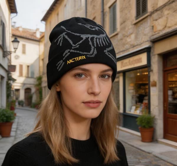 Arcteryx Bird Head Toque for voksne / Orca / ONE Black gold