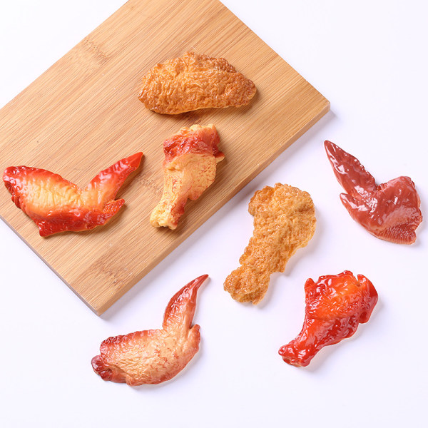 Simulation Fast Food Refrigerator Magnets, Resin Fried Chick,ZQKLA