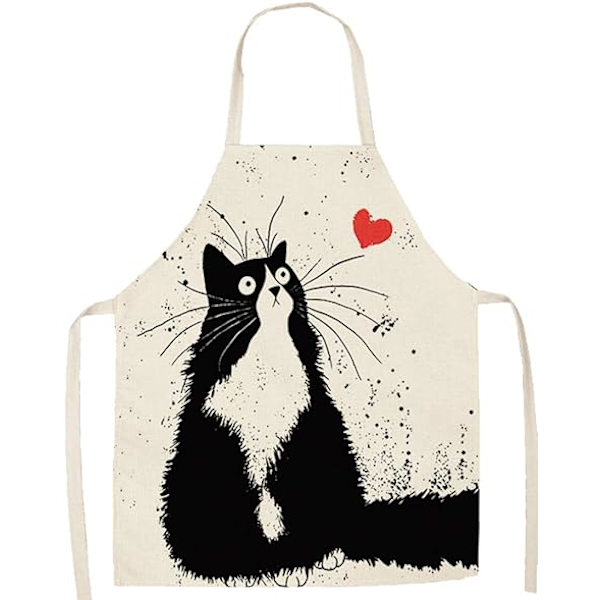 Sööt Cartoon Unisex Kokkaus Esiliina BBQ Esiliina, ZQKLA