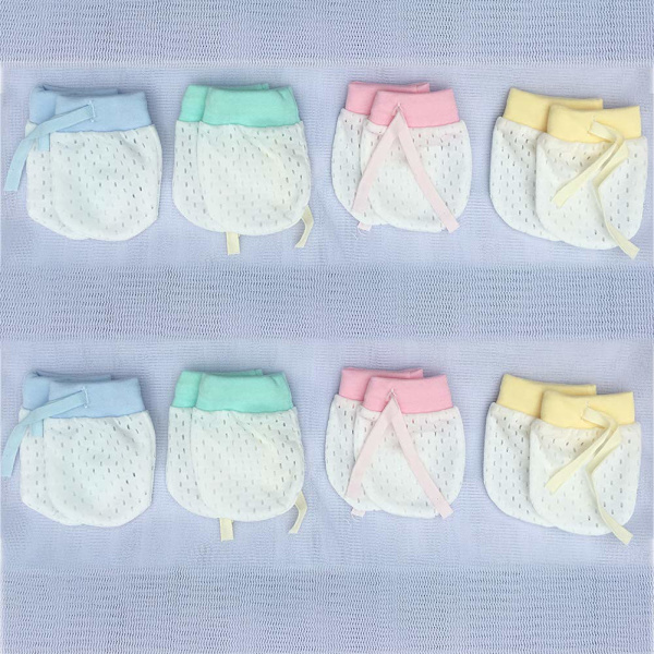 Baby Gutter for Jenter og Gutter - Silkebomullsvanter med Pustende Mesh, ZQKLA