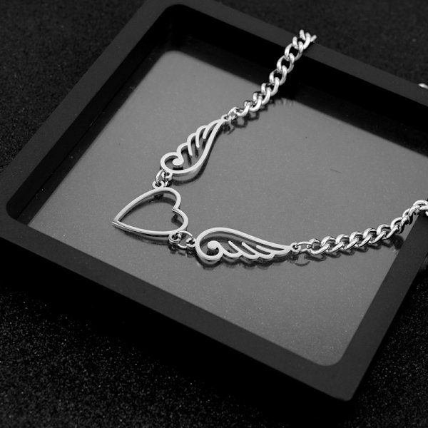 Ängelhjärta Ving Choker Gotisk Indie Y2k Uthållig Pe,ZQKLA