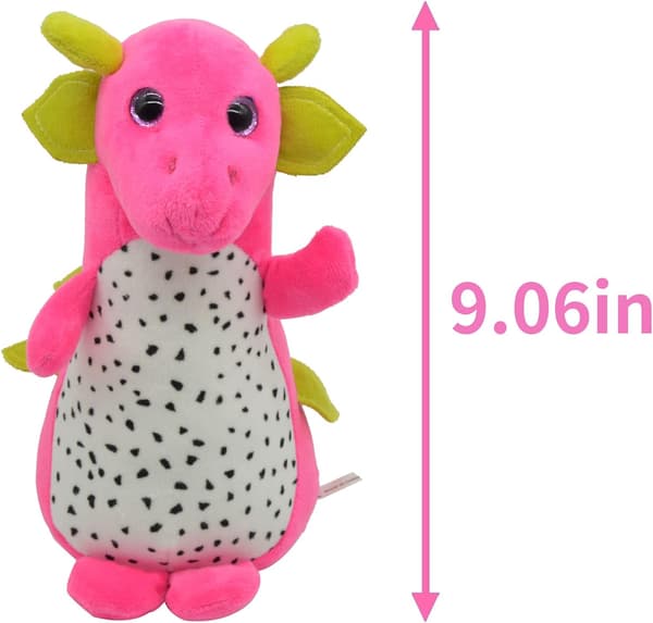 Plushleker Dragonfrukt, Søte Fyllte Dyr med Sjarmerende Design