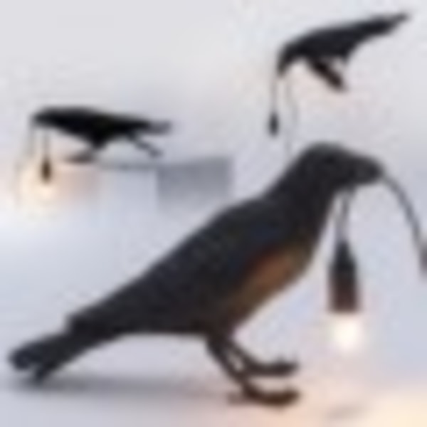 Mobil vägglampa gynnsam fågellampa fågel bordslampa djurform
