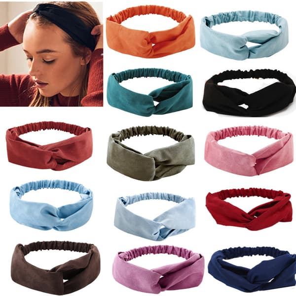 Dewenwils 13-pack Boho-Hårband för Kvinnor Vintage Kors Hår